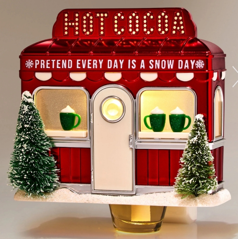 NWT Bath and Body Works Christmas Cocoa Stand Wallflowers Fragrance Plug